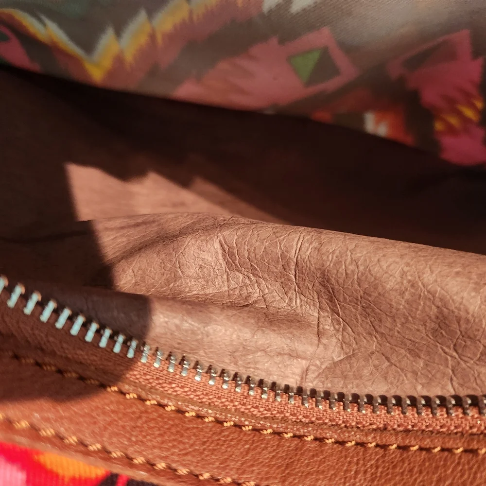 Cynthia Vincent Vibrant Patterned Clutch Handle Bag with Studs - Picture 6 of 12